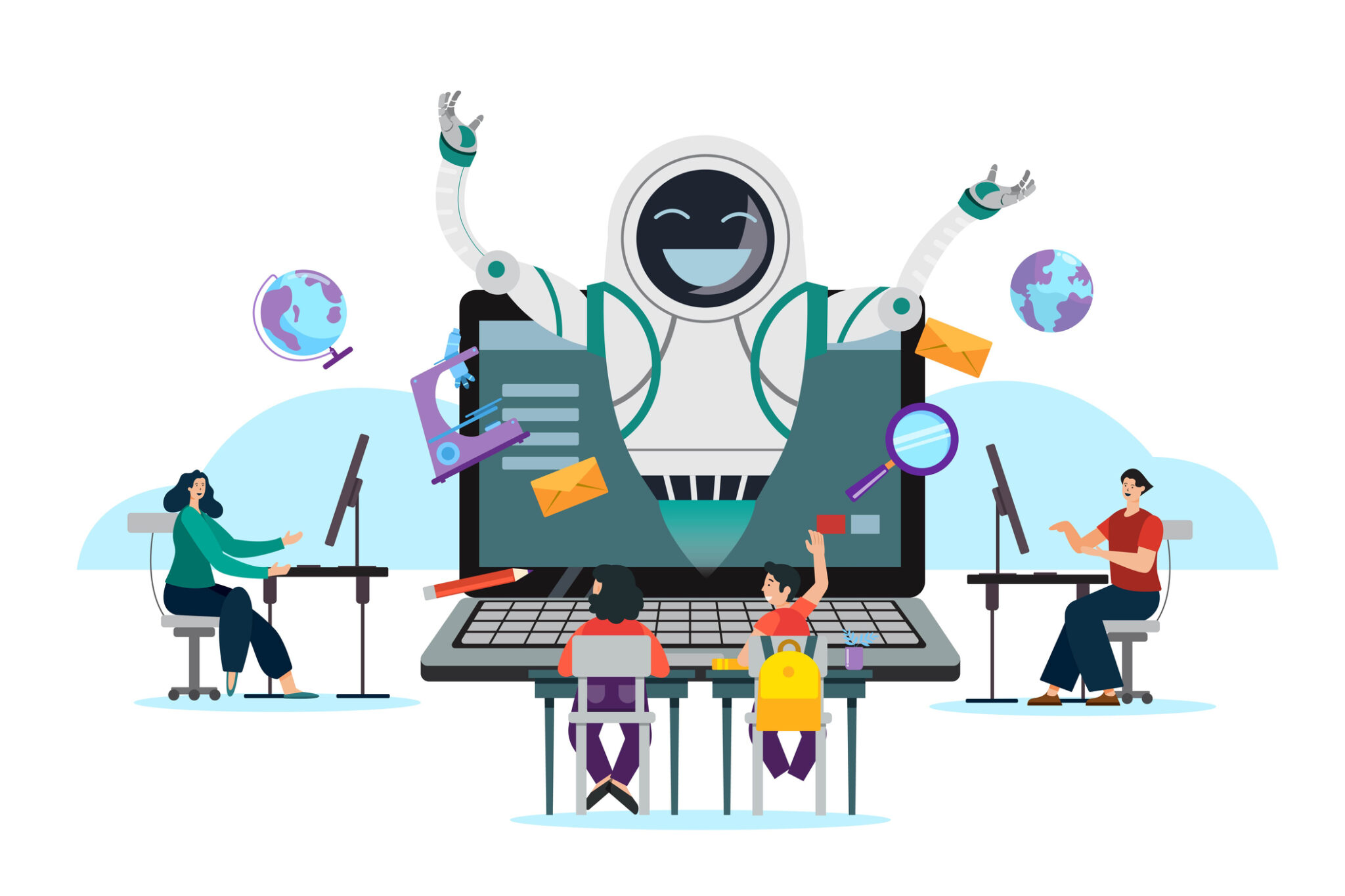 Human and AI collaboration